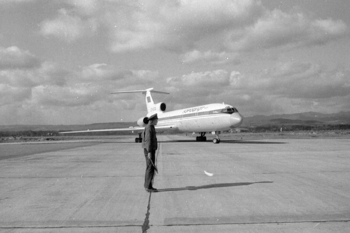 Первый прилет Ту-154