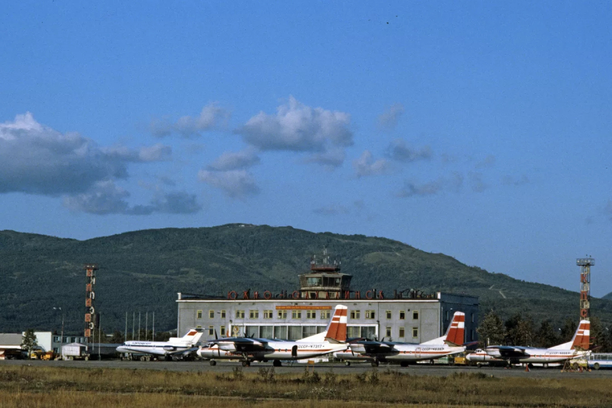 Аэропорт в 70-е гг.